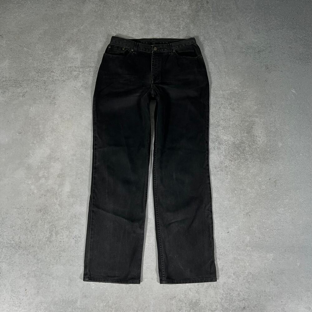 Vintage Straight Leg High Rise Jeanology Collection Black Womens Jeans Size: 10